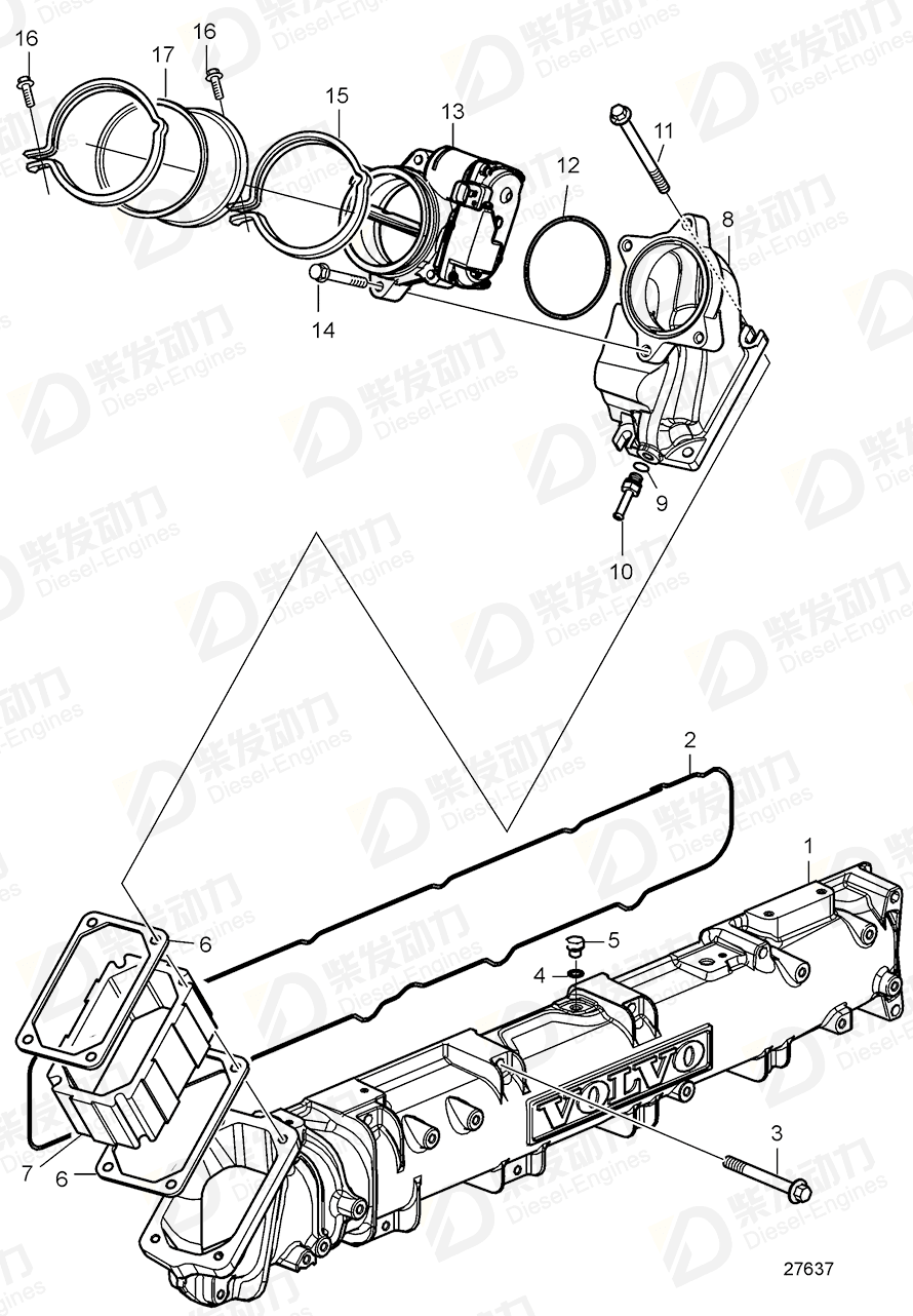 volvo penta O-ring 948980 Drawing volvo penta O-ring 948980 Drawing